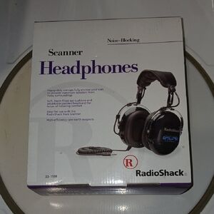 RadioShack Black On-Ear Headphones